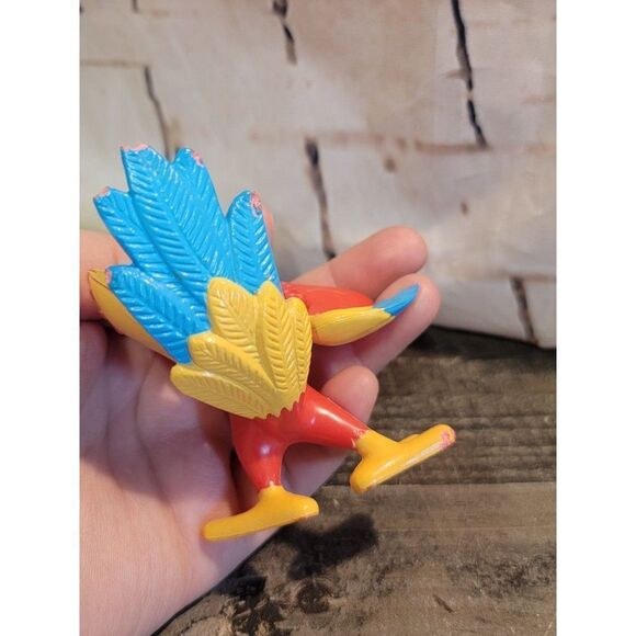 Rainforest Cafe parrot frog set toy figure posable - Picture 9 of 9